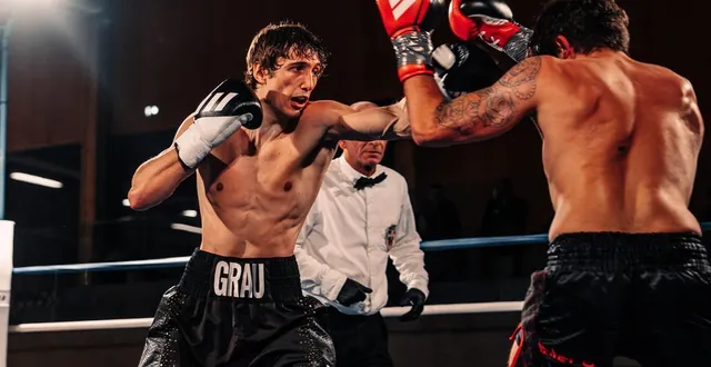 photo  hugo grau (à gauche) a aisément dominé l’anglais ryan hanson, samedi 29 novembre.  &copy;  arnaud despelchain 