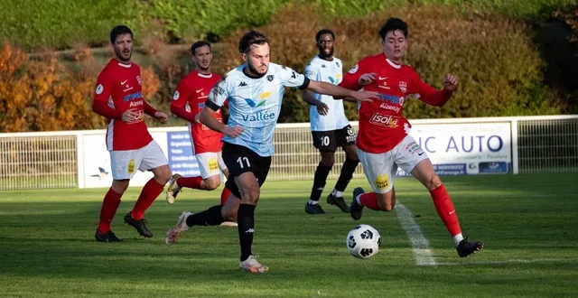 photo  hier, les coulainais ont montré qu’ils avaient de l’abnégation en inscrivant le but de la victoire à la 85’.  &copy;  le maine libre 