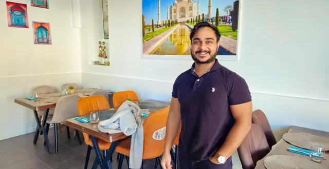 photo  en plus de son food-truck, gurdeep singh a ouvert son restaurant mr tandoori.  &copy;  le maine libre 