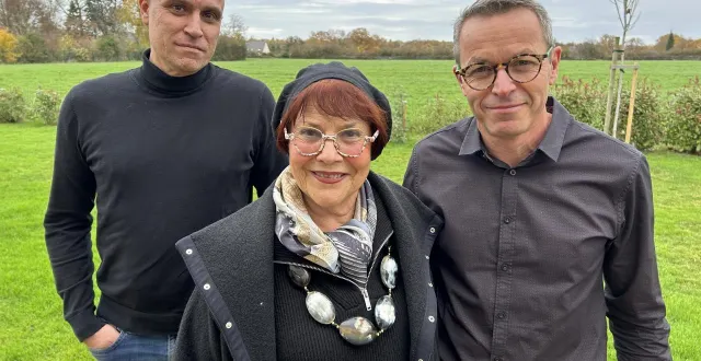 photo  saint-barthélemy-d’anjou, lundi 1er décembre 2025. stéphane vrillon ne repartira pas en campagne, contrairement à marie-thérèse burr et richard papin qui ont décidé de rallier l’équipe de la majorité sortante.  &copy;  co - fabienne supiot 
