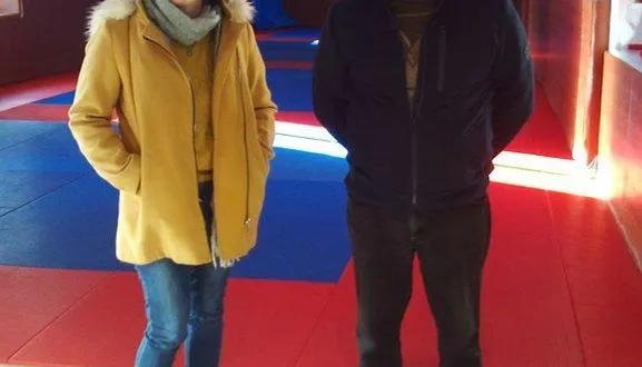 photo  estelle coulonnier et frédéric grellet, respectivement vice-présidente et président de l’association à fond la gym.  &copy;  co 