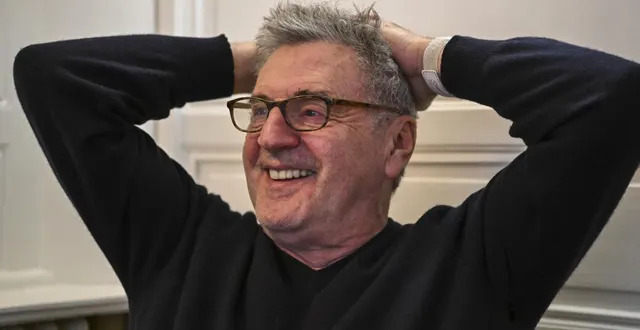 photo  daniel auteuil à la flèche ce lundi 1er décembre 2025 pour le tournage de son film « une nuit ».  &copy;  le maine libre - denis lambert 