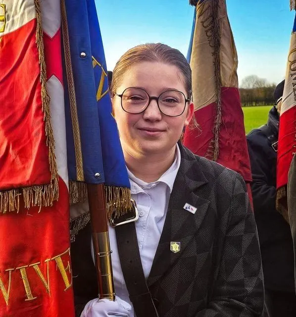 photo jeanne lebarque est l’arrière-petite-fille du résistant joseph laudrin, exécuté en juin 1944 à tanville.  ©  ouest-france