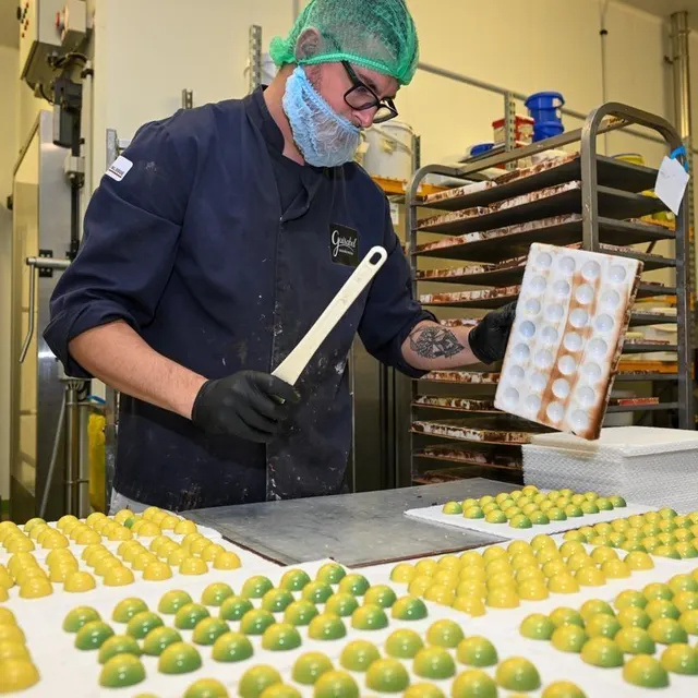 photo le chocolatier guisabel compte trente salariés en cdi.  ©  co-laurent combet
