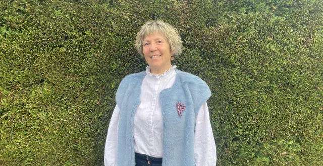 photo  pascale glotin se présente aux élections municipales 2026 à clermont-créans.  &copy;  le maine libre – louis gohin 