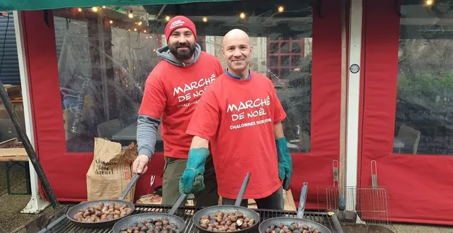 photo  les châtaignes grillées, emblématiques de cette fête imaginée par les bénévoles de l’acavi pour un moment de douceur et de réconfort au cœur de l’hiver (lors de l’édition 2024).  &copy;  co 