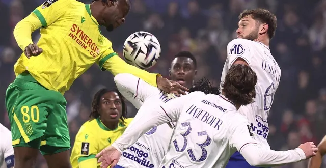 photo  les nantais ont craqué en seconde période en encaissant trois buts.  &copy;  afp 