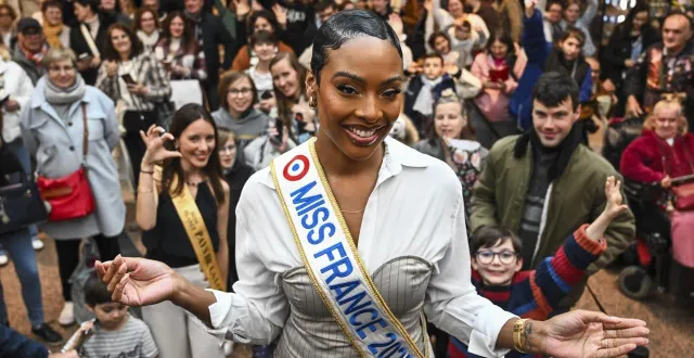 photo  miss france 2025, angélique angarni-filopon laissera sa couronne ce samedi 6 décembre 2025.  &copy;  le maine libre - denis lambert 