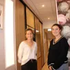 photo  karine gautard roussel (à gauche) aux côtés de son apprentie, manon montreuil, dans les nouveaux locaux de l’institut perle de beauté. 
