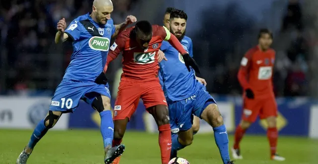 photo  les chamois de laurent agouazi et jimmy roye avaient accueilli le psg de blaise matuidi en mars 2017.  &copy;  archives co - marie delage 