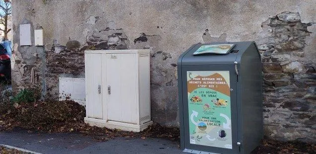 photo  un nouvel abri bac vient d’être positionné dans la rue fleury.  &copy;  ouest-france 