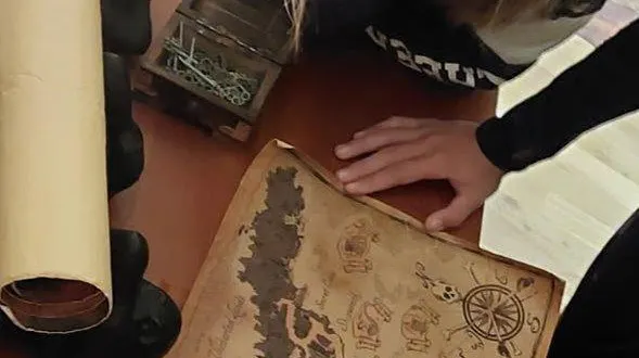 photo  de jeunes enquêteurs se sont retrouvés pour résoudre les énigmes.  &copy;  le maine libre 