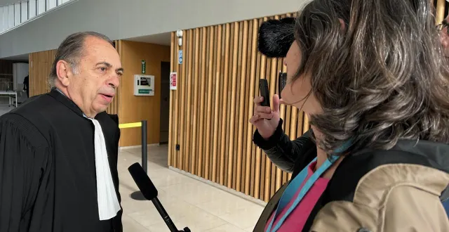 photo  me gérard danglade, l’un des deux avocats de maylis daubon, au procès à mont-de-marsan.  &copy;  ouest-france 