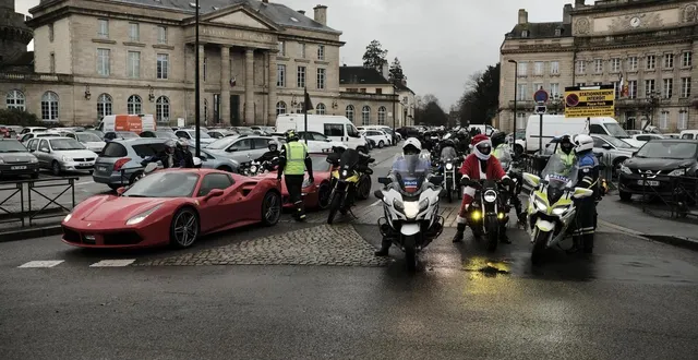 photo  une balade moto réunissant plusieurs associations de motards s’était déroulée à alençon en 2024.  &copy;  archives ouest-france 