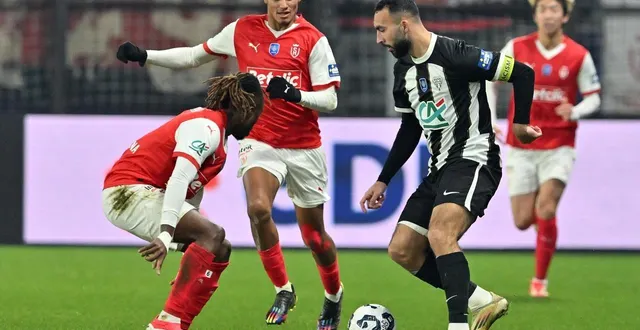 photo  le dernier match de coupe de france d’angers sco remonte au 25 février 2025 et une défaite en quart de finale contre reims, à kopa.  &copy;  jérôme fouquet/ouest-france 