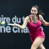 photo  trélazé, arena loire, 2 décembre. océane dodin jouera dès le deuxième tour contre la redoutable alycia parks. 