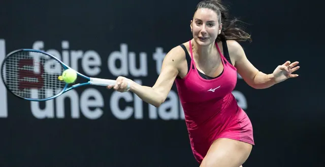 photo  trélazé, arena loire, 2 décembre. océane dodin jouera dès le deuxième tour contre la redoutable alycia parks.  &copy;  co-regine lemarchand 