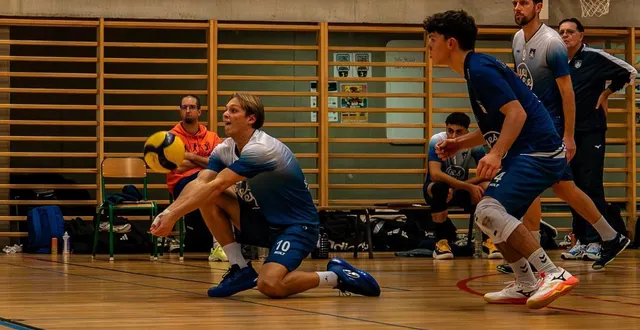 photo  gabriel eckert et coulaines ont l’occasion de mettre à distance montaigu.  &copy;  arnaud despelchain 