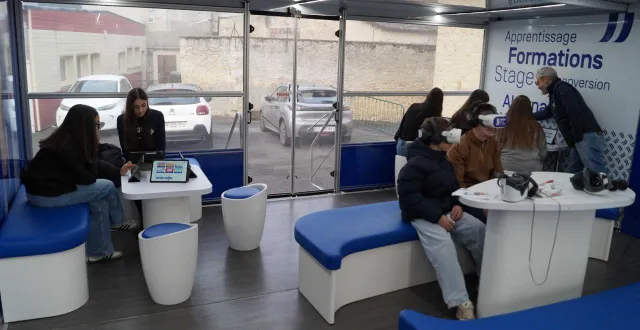 photo  les collégiens ont pu découvrir de nouvelles orientations pour leur futur.  &copy;  collège notre-dame 