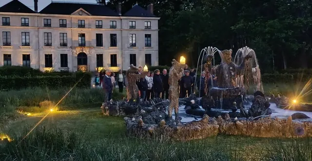 photo  les illuminations du château de tremblay, à orgères.  &copy;  nathalie gaillard 