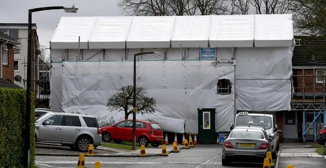 photo  la maison de sergueï skripal le 2 mars 2019 à salisbury, en angleterre.  &copy;  finnbarr webster/getty images via afp 