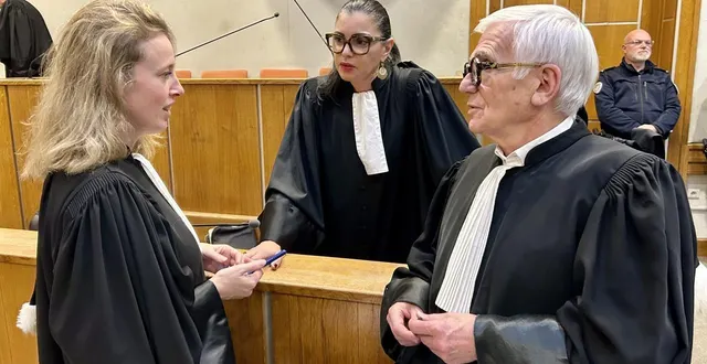 photo  raphaële hennemann, sandrine taugourdeau et alain fouquet, avocats de l’accusé gino gautier.  &copy;  ouest-france 