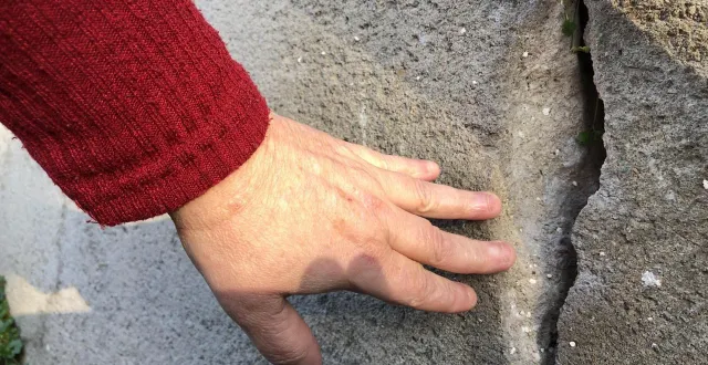 photo  les maisons fissurées sont devenues un fléau depuis quelques années.  &copy;  le maine libre 