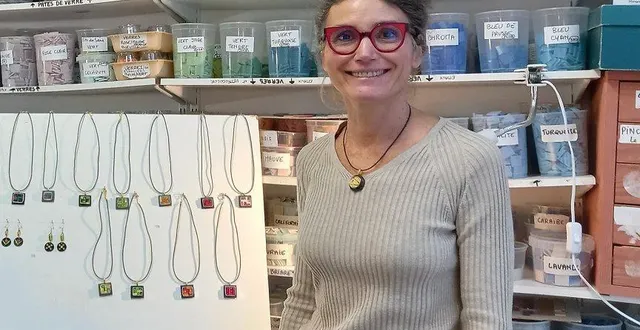 photo  l’artisane d’art marie connan accueille le public dans son atelier.  &copy;  ouest-france 