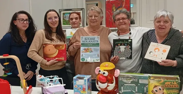photo  les bénévoles de cascade ont déjà collecté beaucoup de jouets qui seront vendus à prix mini.  &copy;  ouest-france 