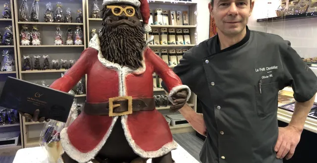 photo  olivier viel est à la tête du petit chocolatier, à alençon.  &copy;  ouest-france 