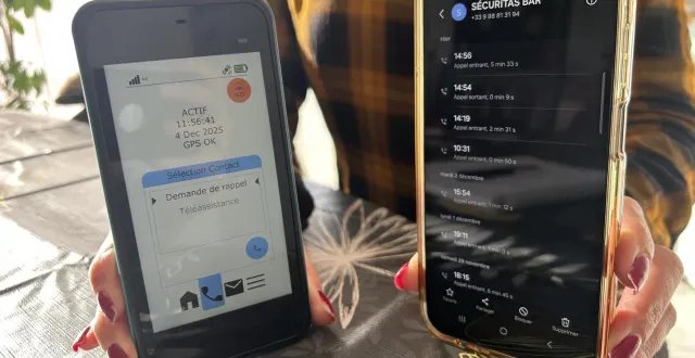 photo  l’outil ressemblant fortement à un smartphone a sonné « presque tous les jours » pour marie, victimes de violences conjugales.  &copy;  co - cheyenne tyrakowski 