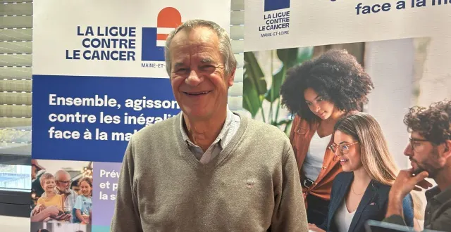 photo  angers, mercredi 3 décembre 2025. le professeur jean-pierre benoit, président de la ligue contre le cancer de maine-et-loire.  &copy;  co - christophe ricci 