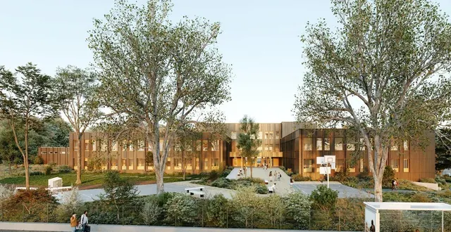 photo  prévus entre décembre 2026 et avril 2028, les travaux du collège joachim-du-bellay de cholet (maine-et-loire) se feront en site occupé.  &copy;  nomade architecte 