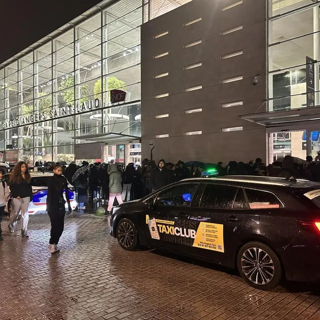 photo la gare d’angers (maine-et-loire) a été évacuée ce vendredi 5 décembre 2025 après la découverte d’un bagage abandonné.  ©  ouest-france