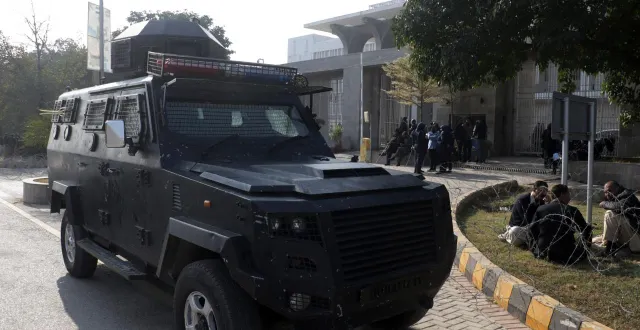 photo  des échanges de tirs ont eu lieu à la frontière entre l’afghanistan et le pakistan.  &copy;  sohail shahzad / epa/maxppp 