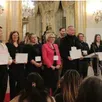 photo  à gauche, isabelle raimbault, aline villière et julie delsalle lors de la cérémonie de remise des prix au palais du luxembourg. 
