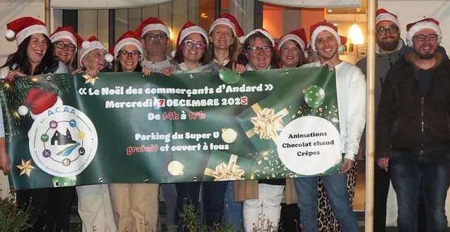 photo  les commerçants d’andard offrent un après-midi festif mercredi 17 décembre.  &copy;  co 