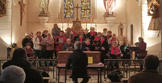 photo  concert de noël organisé par le groupe chantant de saint-biez-en-belin  &copy;  le maine libre 