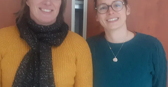 photo  de gauche à droite marie-laure emeraud et windy héraud les coordinatrices de l’atelier.  &copy;  ouest-france 