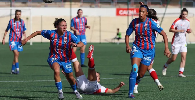 photo  les caennaises, quatrièmes, comptent quinze points en neuf journées de d3f.  &copy;  marc olejnik 