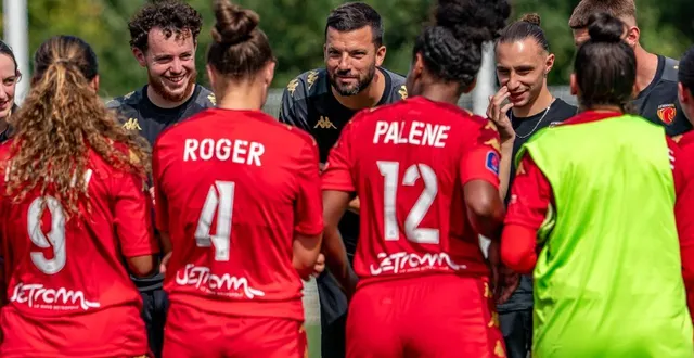 photo  marie-laure palene face à damien bollini, son entraîneur.  &copy;  arnaud despelchain 