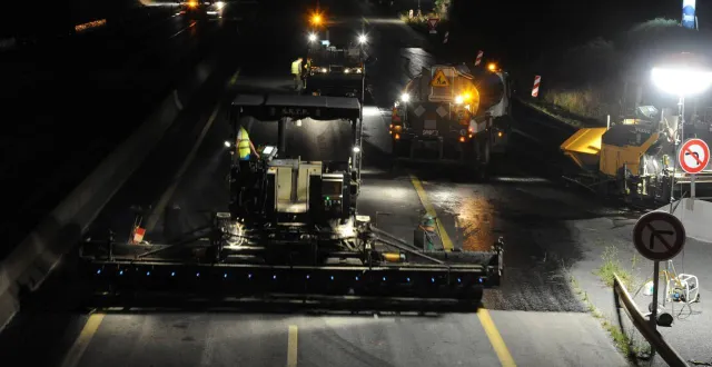 photo  en raison de travaux sur l’autoroute a87n à l’approche d’angers, des déviations seront mises en place dans la nuit de lundi 8 à mardi 9 décembre.  &copy;  archives co 