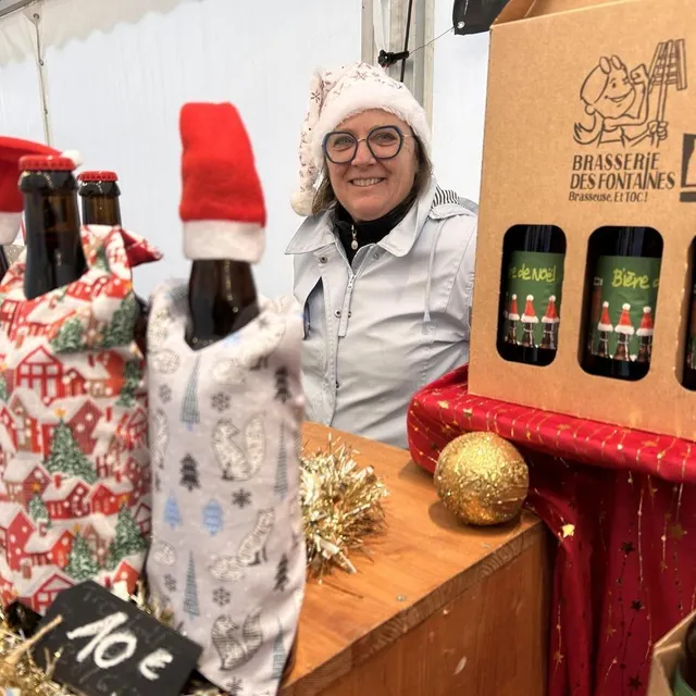 photo les bières de noël de la brasserie des fontaines partent chaque année comme des petits pains.  ©  co - yvan georget