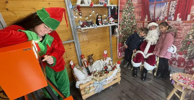 photo  à sablé-sur-sarthe, ces samedi 6 et dimanche 7 décembre 2025, les festivités des lumières d’hiver apportent à la ville des airs de noël avant l’heure.  &copy;  ouest-france 