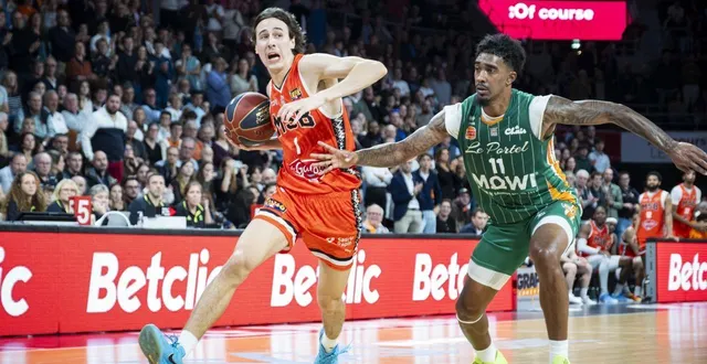 photo  bastien grasshoff et swann penda ont porté le collectif sarthois, face à l’elan chalon, en elite espoirs.  &copy;  dominique breugnot/ouest-france 