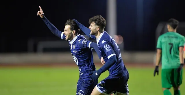 photo  les calvadosiens se sont imposés face à alençon (2-0) ce samedi 6 décembre.  &copy;  guillaume marie 