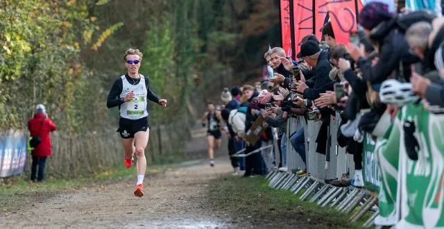 photo  florian lecot sera le favori pour le titre départemental de cross court après son succès au 10 km le maine libre.  &copy;  le maine libre - xavier sarrat 