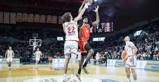 photo  le msb, ici lucas dufeal, n’a pas démérité face à chalon, loin s’en faut. mais les sarthois ont quelques faiblesses bien définies à corriger.  &copy;  dominique breugnot/ouest-france 