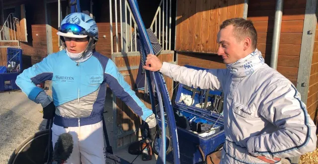 photo  alexandre et léo abrivard, les deux frères deviennent incontournables dans le monde du trot.  &copy;  archives le maine libre 