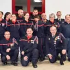 photo  les pompiers ont fêté leur patronne, sainte barbe. 